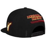 Men PRO STANDARD Miami Heat Fast Lane Wool Snapback