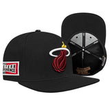 Men PRO STANDARD Miami Heat Fast Lane Wool Snapback