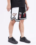 Men PRO STANDARD Miami Heat Fast Lane DK 2.0 Shorts