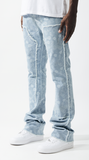 Men KINDRED Jacquard Pattern Stacked Pants