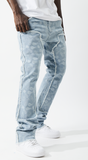 Men KINDRED Jacquard Pattern Stacked Pants