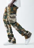 Men KINDRED Camo Pockets Stacked Pants