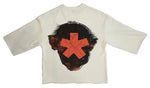 Men SYNDICATE Grunge Cropped Crew T-shirt