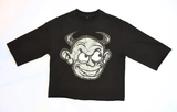 Men SYNDICATE Devil Cropped Crew T-shirt