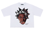 Men ROKU STUDIO Artful Cropped T-Shirts