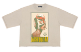 Men ROKU STUDIO Trauma Drop Shoulder Cropped T-Shirts