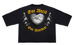 Men ROKU STUDIO One World Drop Shoulder Cropped T-Shirts