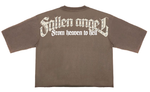 Men ROKU STUDIO Lost Angel Shoulder Cropped T-Shirts