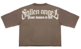 Men ROKU STUDIO Lost Angel Shoulder Cropped T-Shirts
