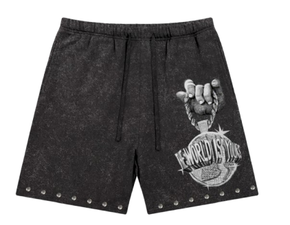 Men ROKU STUDIO Enzyme Angel Kid Fleece Shorts