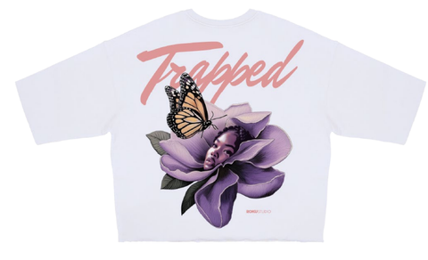 Men ROKU STUDIO Trapped Cropped T-Shirts