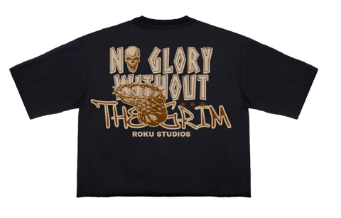 Men ROKU STUDIO GRIM Team Cropped T-Shirts