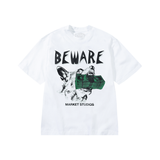 Men MARKT Smiley Beware My Income T-shirt
