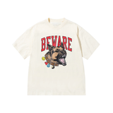 Men MARKT Smiley Beware My Collar T-shirt