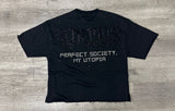 Men BKYS Utopia F-Terry Cropped T-Shirt