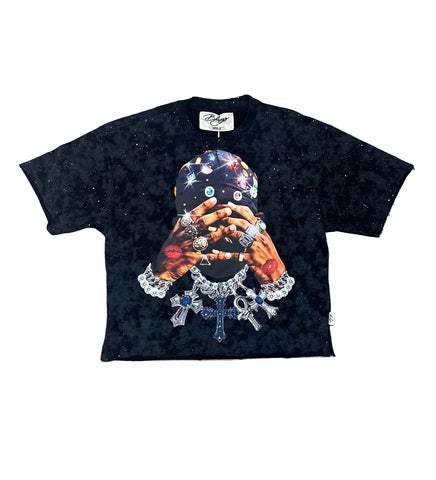 Men BKYS Rich F-Terry Cropped T-Shirt