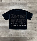 Men BKYS Zombie F-Terry Cropped T-Shirt
