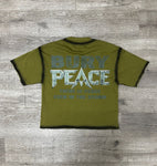 Men BKYS Peace F-Terry Cropped T-Shirt