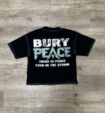 Men BKYS Peace F-Terry Cropped T-Shirt