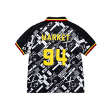 Men MARKET Smiley International Flags SS Soccer Jersey