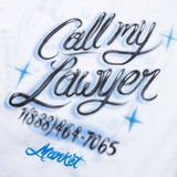 Men MARKT Airbrush Call My Lawyer T-shirt
