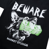 Men MARKT Smiley Beware My Income T-shirt