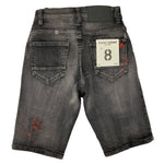 Kids FWRD DENIM CO. Painted Money Dept Denim Short