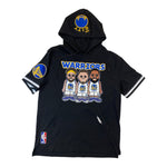 Men PRO STANDARD Golden State Warriors Hooded S/SLV Shirt