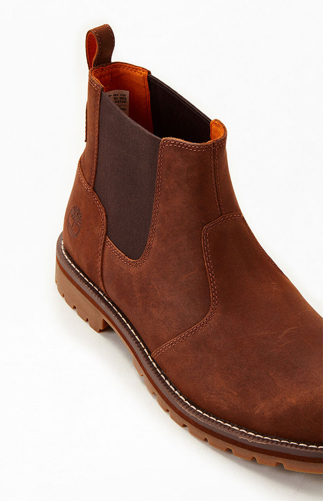 Timberland Men's Redwood Falls Chelsea Boots, Black Full-Grain, 10.5