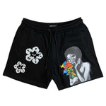 Men ROKU STUDIO Flower Fleece Shorts