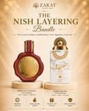 Nish Layering Bundle I Jamra Blanc by Zakat + Mirsaal Love Letter Eau De Parfum 3.4 FL OZ Each Unisex