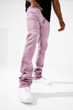 Men JORDAN CRAIG Colored Flare Stacked Denim Jeans