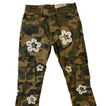 Men FWRD DENIM & CO. Camo Flower Twill Stacked Pants