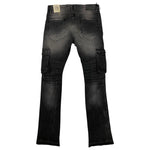 Men JORDAN CRAIG Cargo Pocket Stacked Jeans