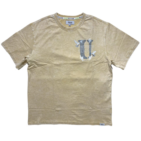 Men UNDRTD Washed Clique Rolls T-shirt