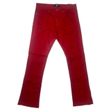 Men JORDAN CRAIG Flare Shreds Fit Stacked Jeans