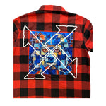 Men ROKU STUDIO Art Gallery L/SLV Plaid Shirt