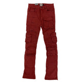 Men URBAN BEAST Twill Long Pocket Stacked Pants