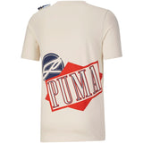 Men PUMA Classic Now Then Logo T-Shirt