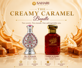 Creamy Carmel Bundle I Candy Al Ward By Sahari  Eau De Parfum 3.4 FL OZ I Itr Al Hareer Pure Concentrated Oil 20ML For Women