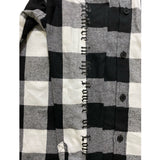 Men WEDDING CAKE Strength Button Up L/SLV Plaid Shirt