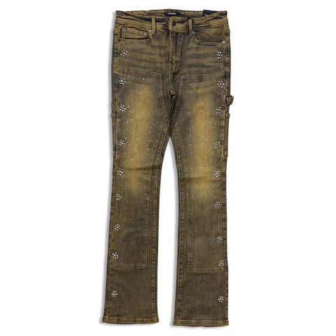 Men KINDRED Denim Stacked Rhinestone Jeans