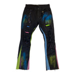 Men WOOLF Splatter Denim Pants