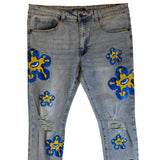 Men ROKU STUDIO Flower Denim Jean