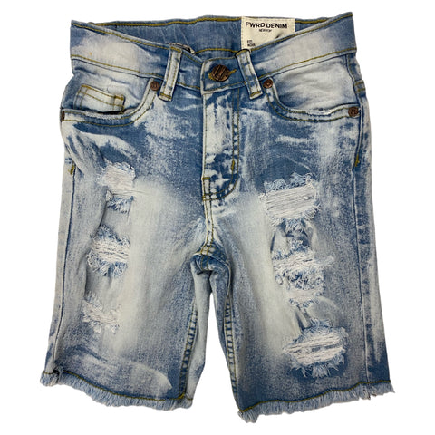 Little Kids FWRD DENIM & CO. Saints X Sinners Denim Short