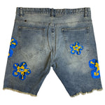 Men ROKU STUDIO Flower Denim Short