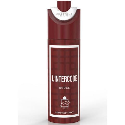 Women Milestone L’INTERCODE ROUGE - Pour Femme - Body Spray - 200ml