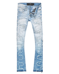 Men JORDAN CRAIG Python Stacked Jeans