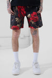 Men SEE YOU IN PARADISE Palm Shorts