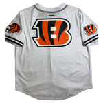 Men PRO STANDARD Cincinnati Bengals Mesh Button Up Shirt